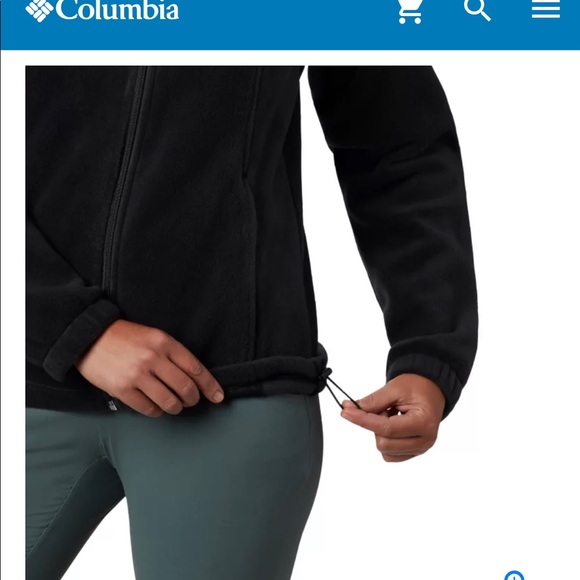 Columbia fleece zip up jacket - Picture 2 of 3